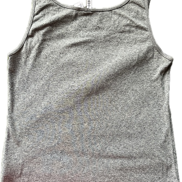 H&M GREY TANK TOP RACER BACK LARGE - Picture 2 of 2